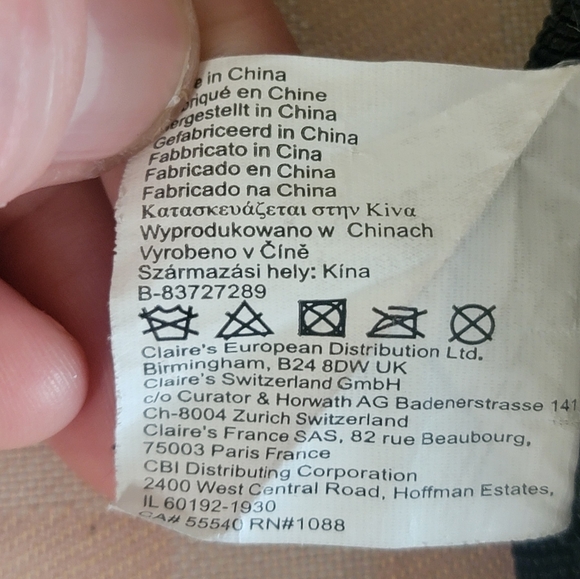 Claire's Nylon Hearts Belt Bag - Picture 9 of 10